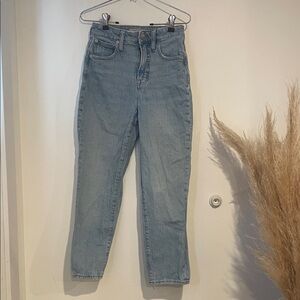 Madewell Women's Curvy Perfect Vintage Jean Light Blue Sz 23P B121